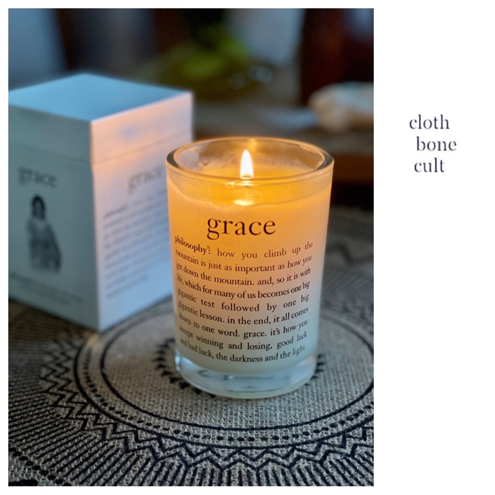 Philosophy Original GRACE 6oz. CANDLES (2) ✨Vintage, Disc. & RARE✨ NEW IN BOX